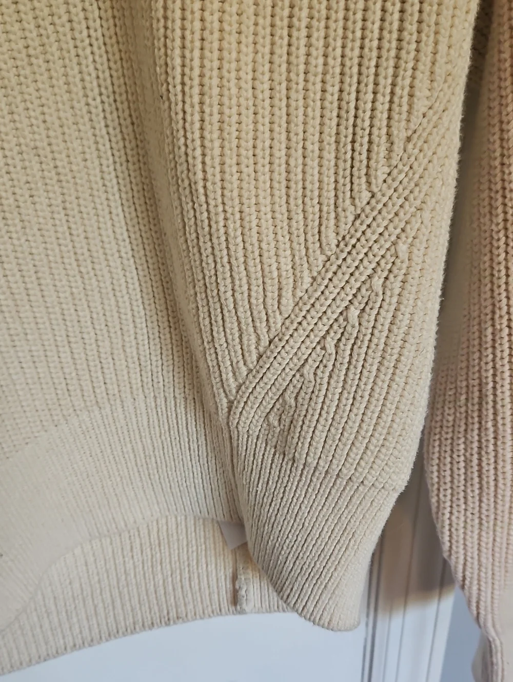 Reformation Ribbed Logi  Winnie Sweater